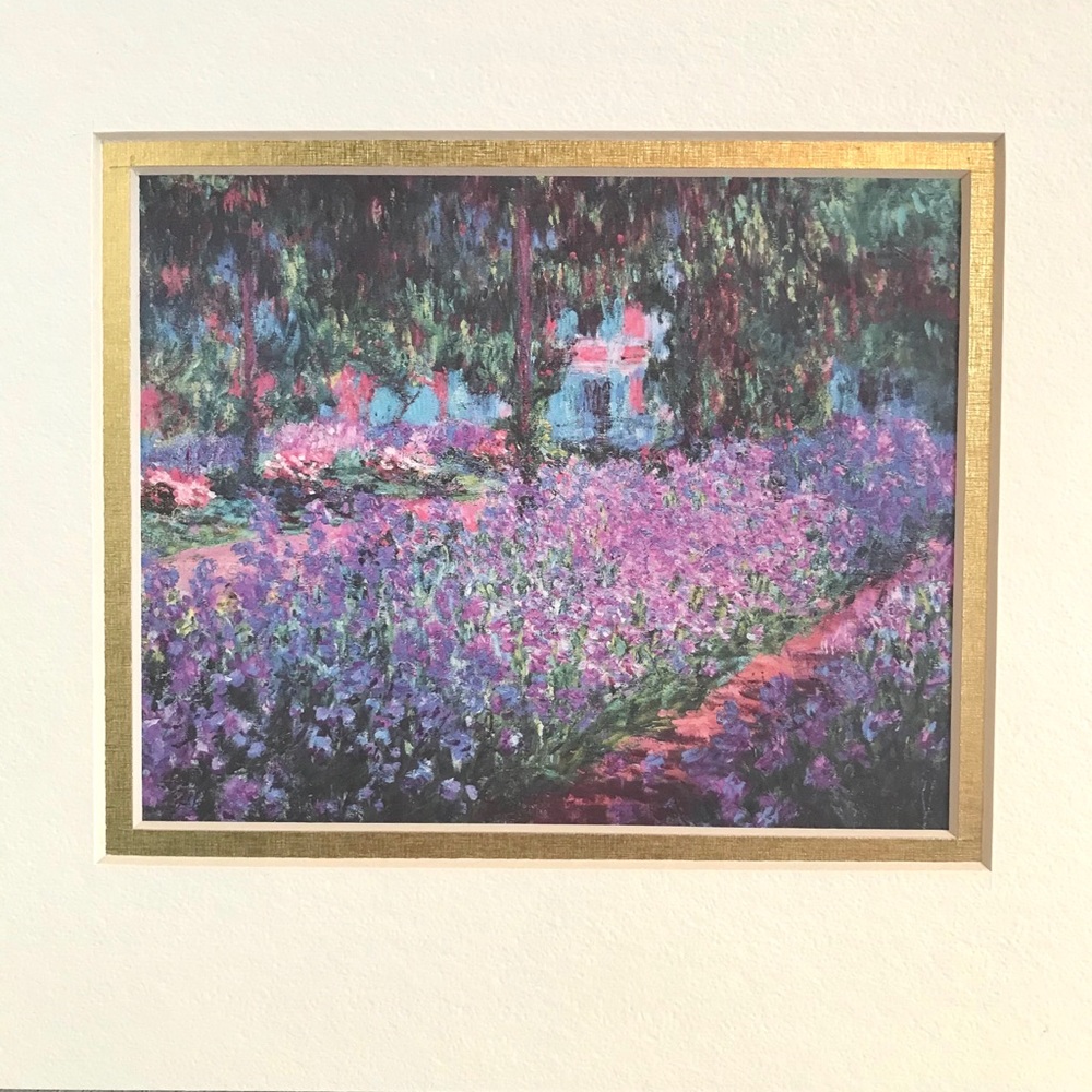 NWOT Monet Matted Print Picture
